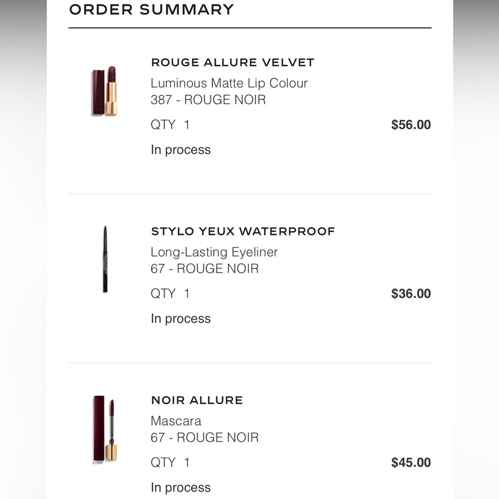 CHANEL ROUGE NOIR 2026 makeup Set